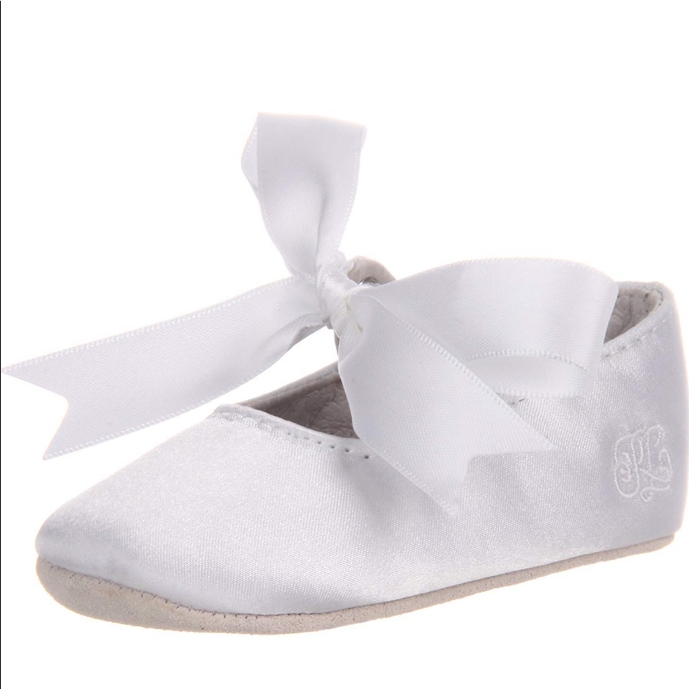 Ralph Lauren layette satin shoes